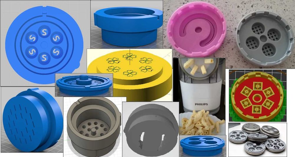oferta 3 matrite pentru paste - Accesoriu masina electrica