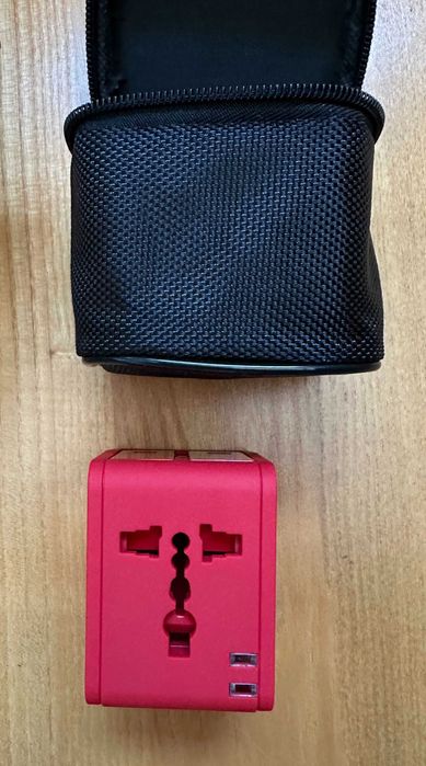 Incarcator adaptor priza pentru calatorie EU/UK/US, 2xUSB