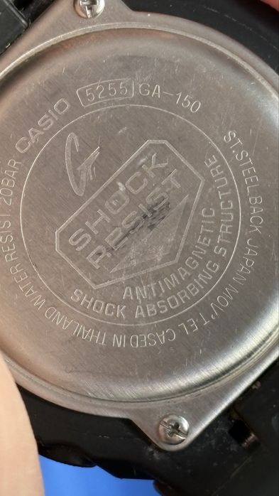 Ceas Casio G Shock GA-150-Baterie Noua Renata-Functional-Stare Buna-