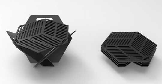 Преносим барбекю-огън