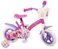 Bicicleta pentru copii Disney Minnie, 10 inch, culoare roz/violet, far