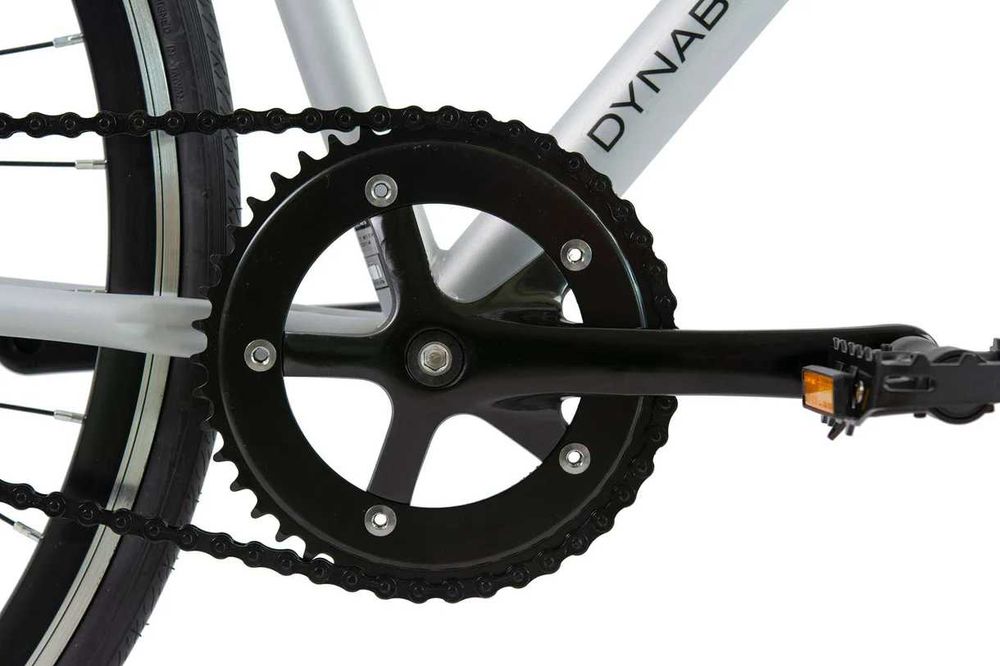 Мъжки градски велосипед Dynabike Urban Jet Fixie R59 28'', сив