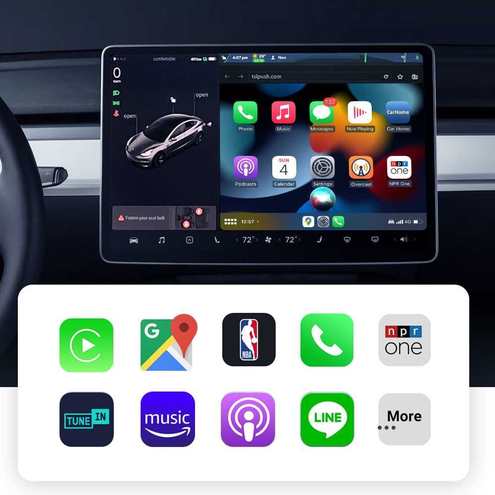 Безжичен Carplay  за Tesla MODEL 3 X Y S , 420
