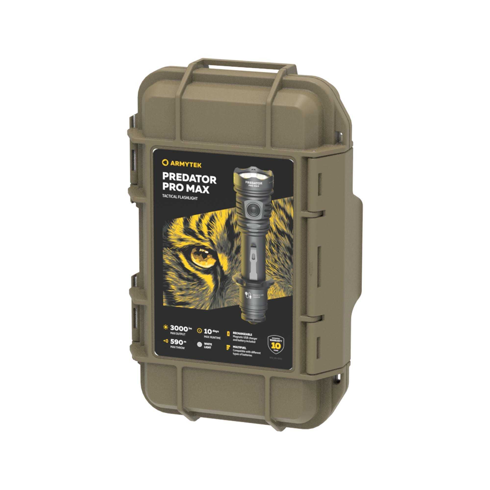 Тактический-охотничий фонарь Armytek Predator Pro Max