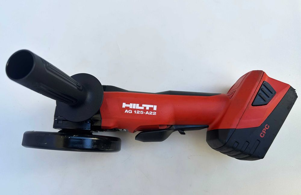 Hilti AG 125-A22 - Безчетков  ъглошлайф 2x22V 5.2Ah перфектен!