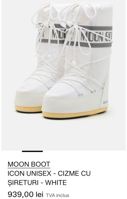 Ghete Moon Boot lungi Originale ca noi