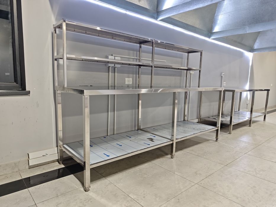 Нержавеющие столы для кухни/ Zanglamas stollar oshxonaga