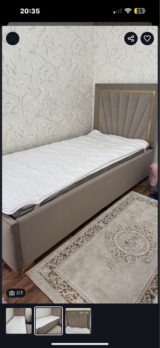 Продается отличный кровать почти новый 2штук