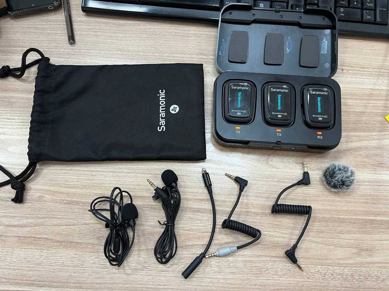 Беспроводной петличный микрофон Saramonic Blink500 ProX B2R,