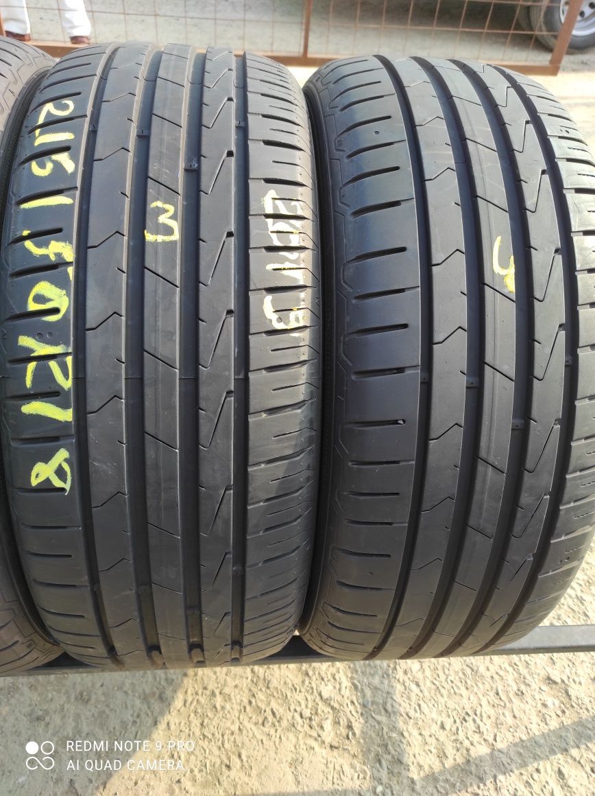 Vând anvelope vara 215/50/18 215/50r18 HANKOK