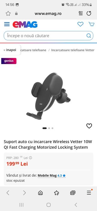 Incacator suport telefon vetter nou