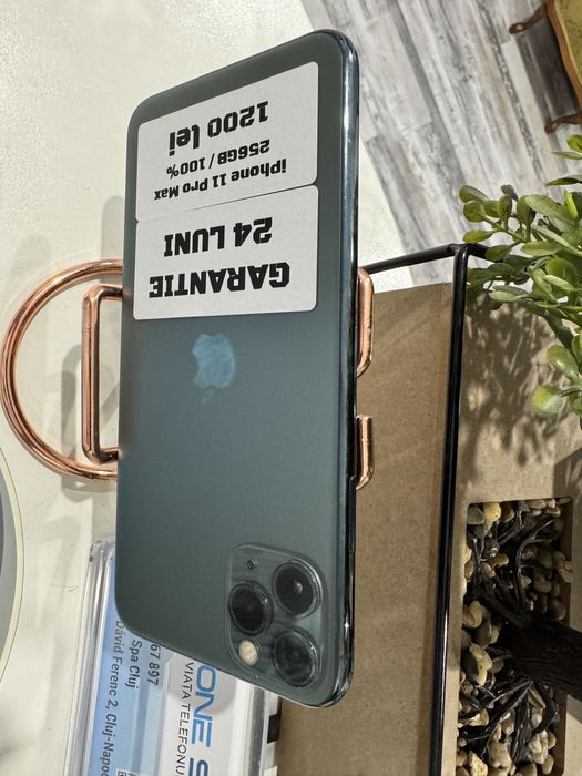 iPhone 11 Pro Max 256Gb / 100% - Din magazin,cu garantie! RATE TBI !