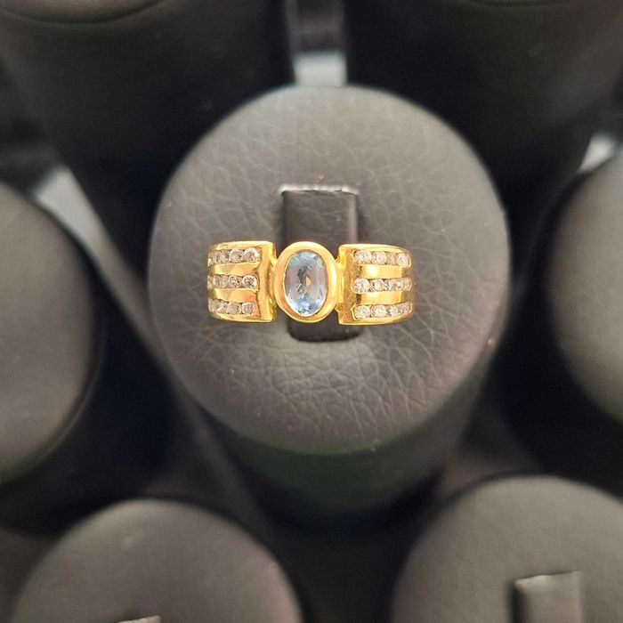 ( B30736.1 / Ag28 Doi Baieti ) Inel Aur 18K - 5.68 grame / 2798 lei