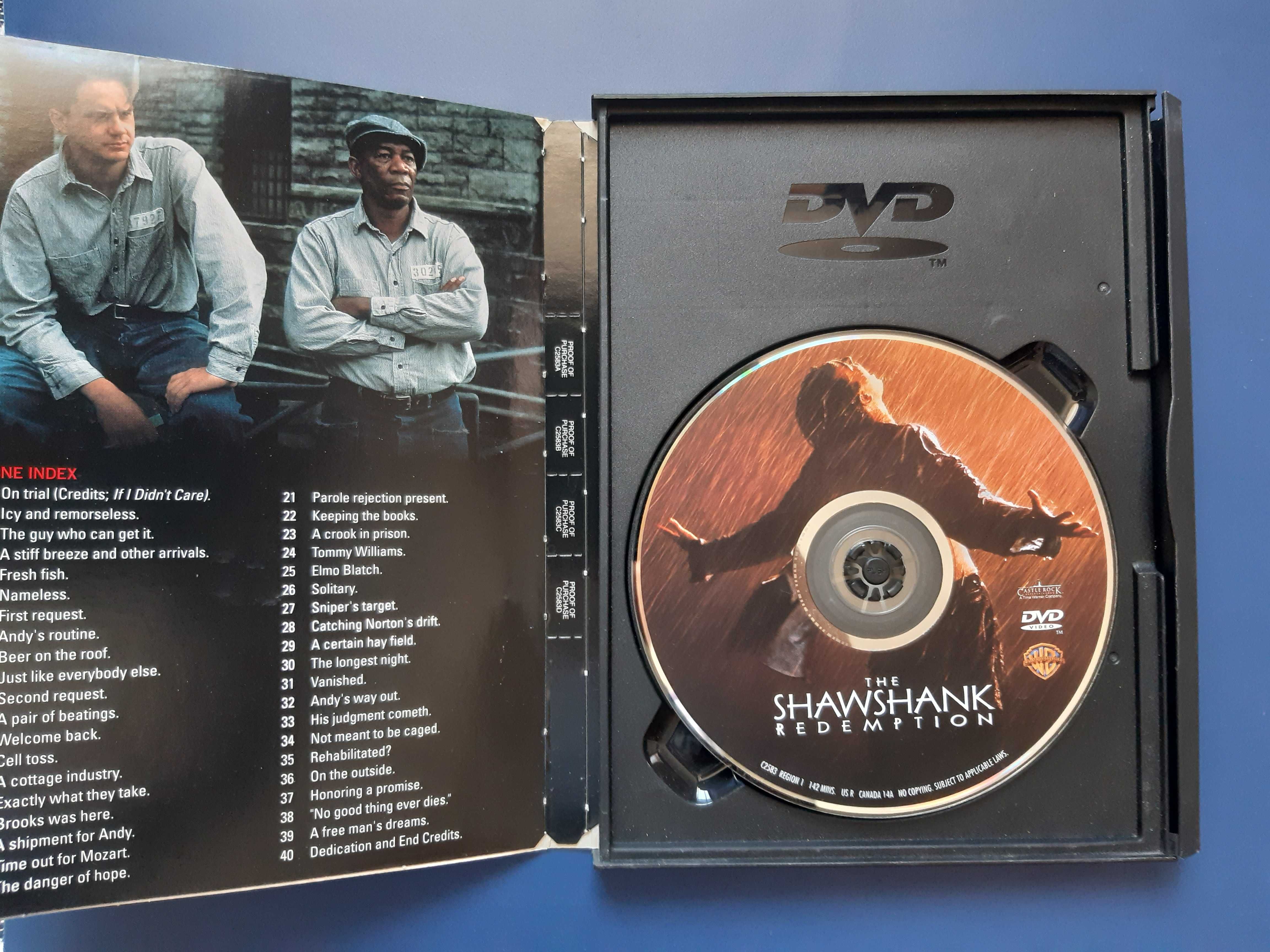 Лот DVD Филми Изкуплението Шоушенк Бандите на Ню Йорк Призрак