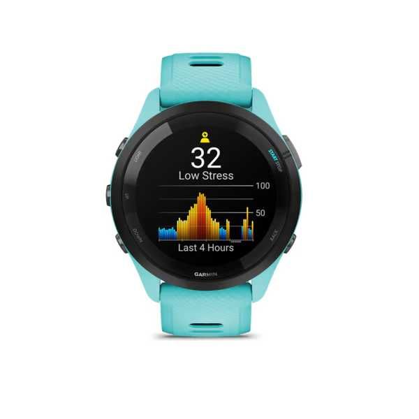 Ceas inteligent, Garmin Forerunner 265, Albastru/Negru