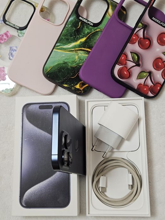 Iphone 15 pro 128GB Blue Titanium Full box, ca nou