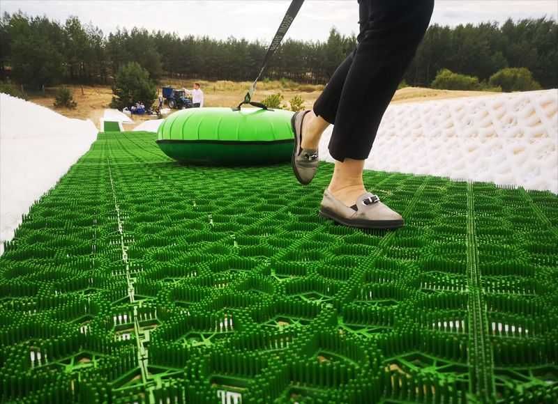 Модульное покрытие для тюбингов и горок