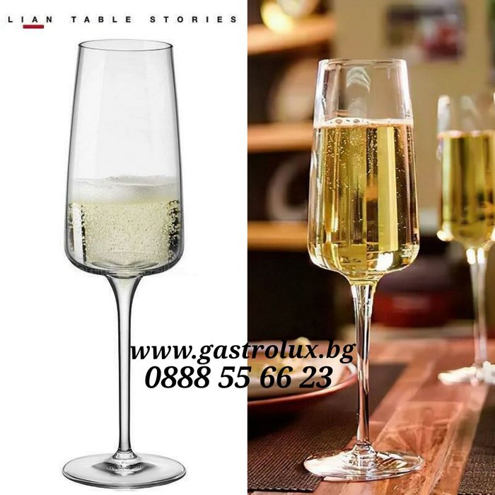 Кристални чаши за шампанско