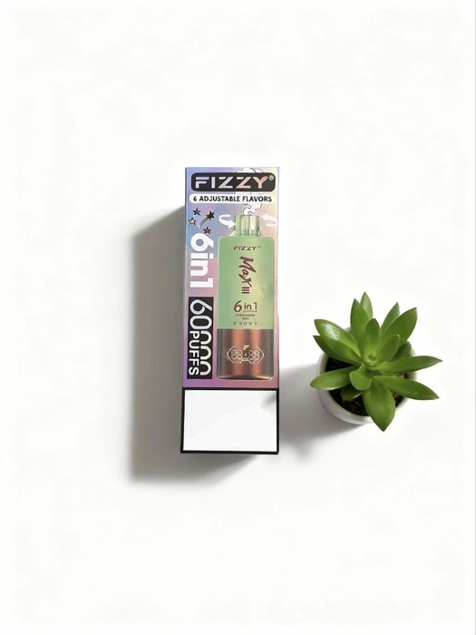 Vape Fizzy 6 în 1 – 60000 pufuri, reîncărcabil
