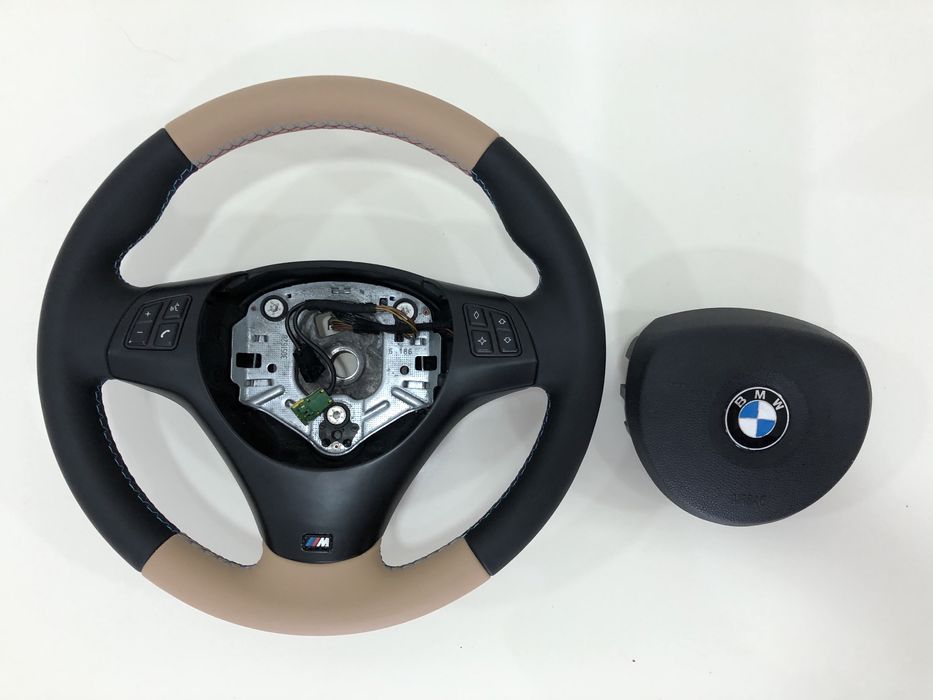 Volan BMW M paket seria 1 E87 E88 3 E90 E91 X1 E84 complet original