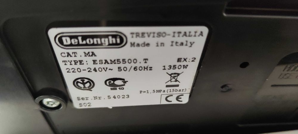 Espressor Automat DeLonghi Perfecta ESAM 5500.T Aparat cu Cafea Boabe