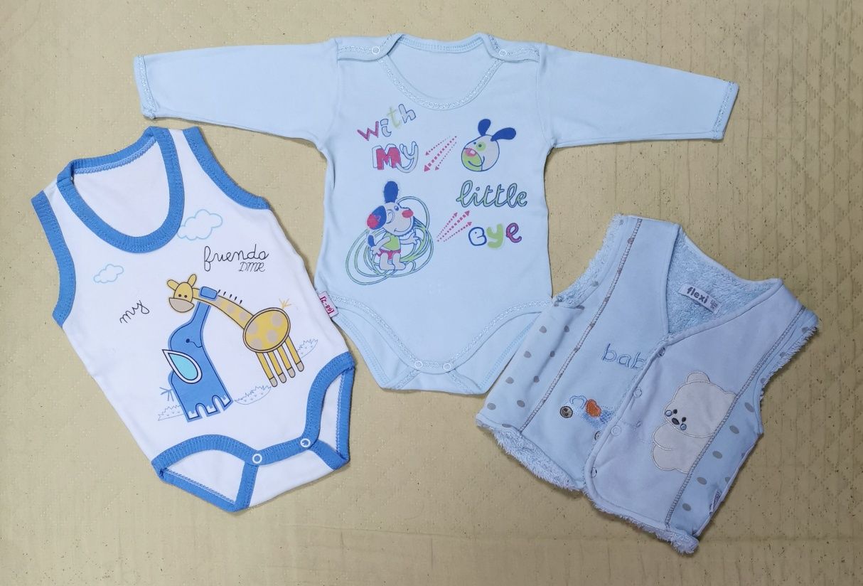 Продавам Детски и Бебешки Гащеризони,Бодита,Шапки,Екипи