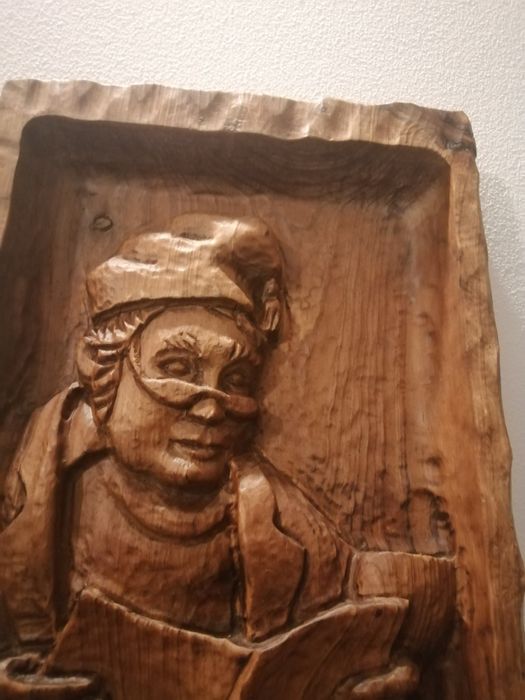 Tablou sculptura în lemn
