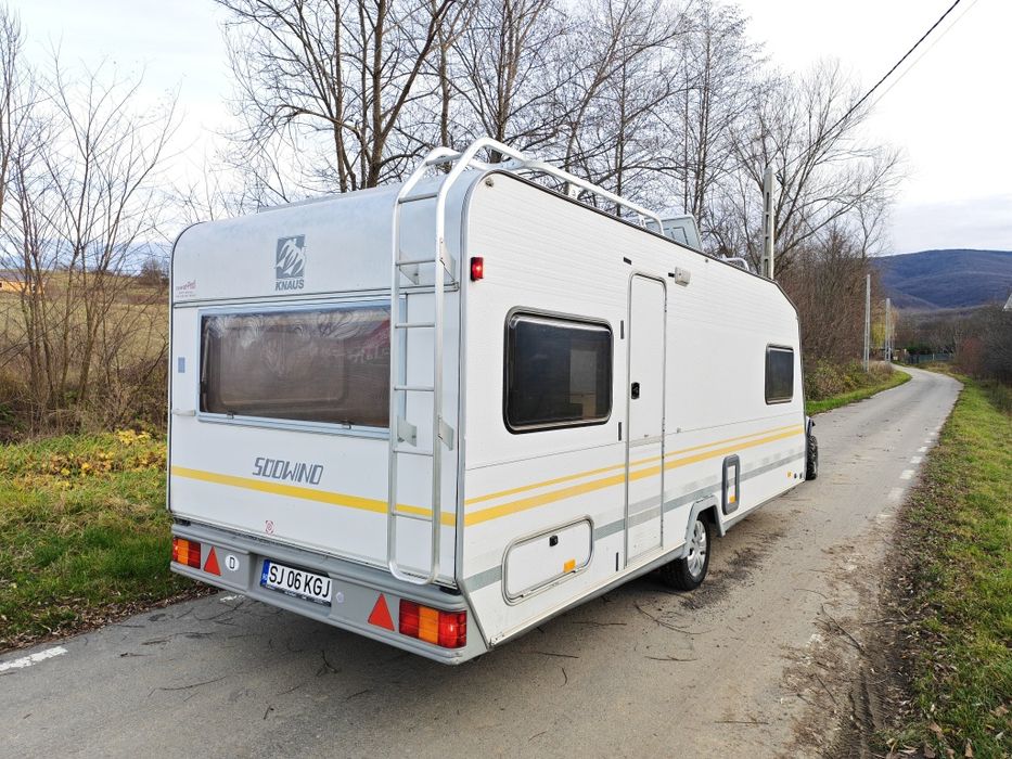 Rulota Knaus Sudwind 7m înmatriculată