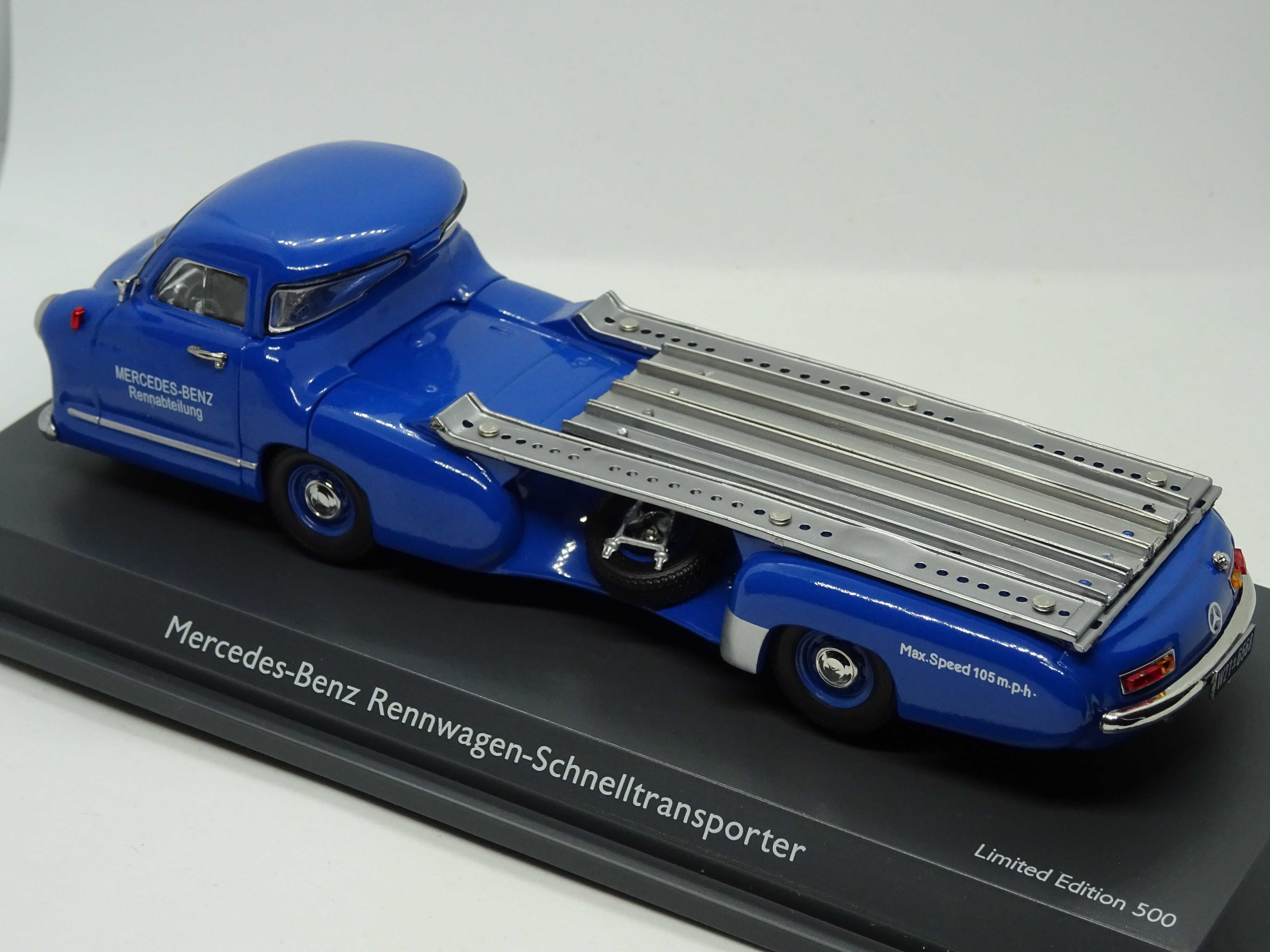 Macheta Mercedes Benz Renntransporter Schuco 1:43