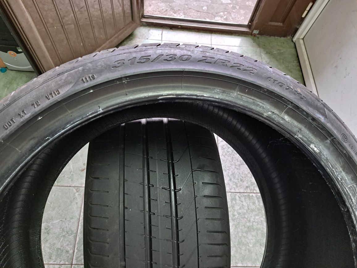 2 anvelope 315/30 R22 Pirelli_ Porsche