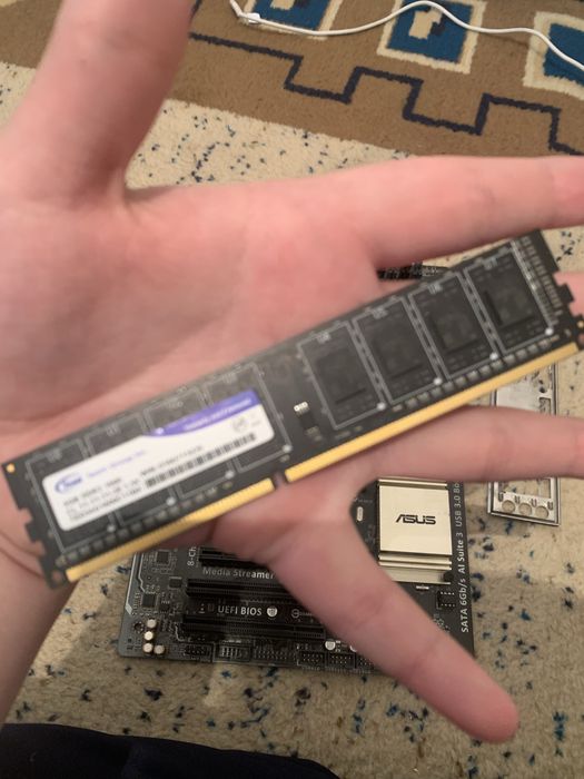 Матернскаяплата Asus z97-p с озу ddr3