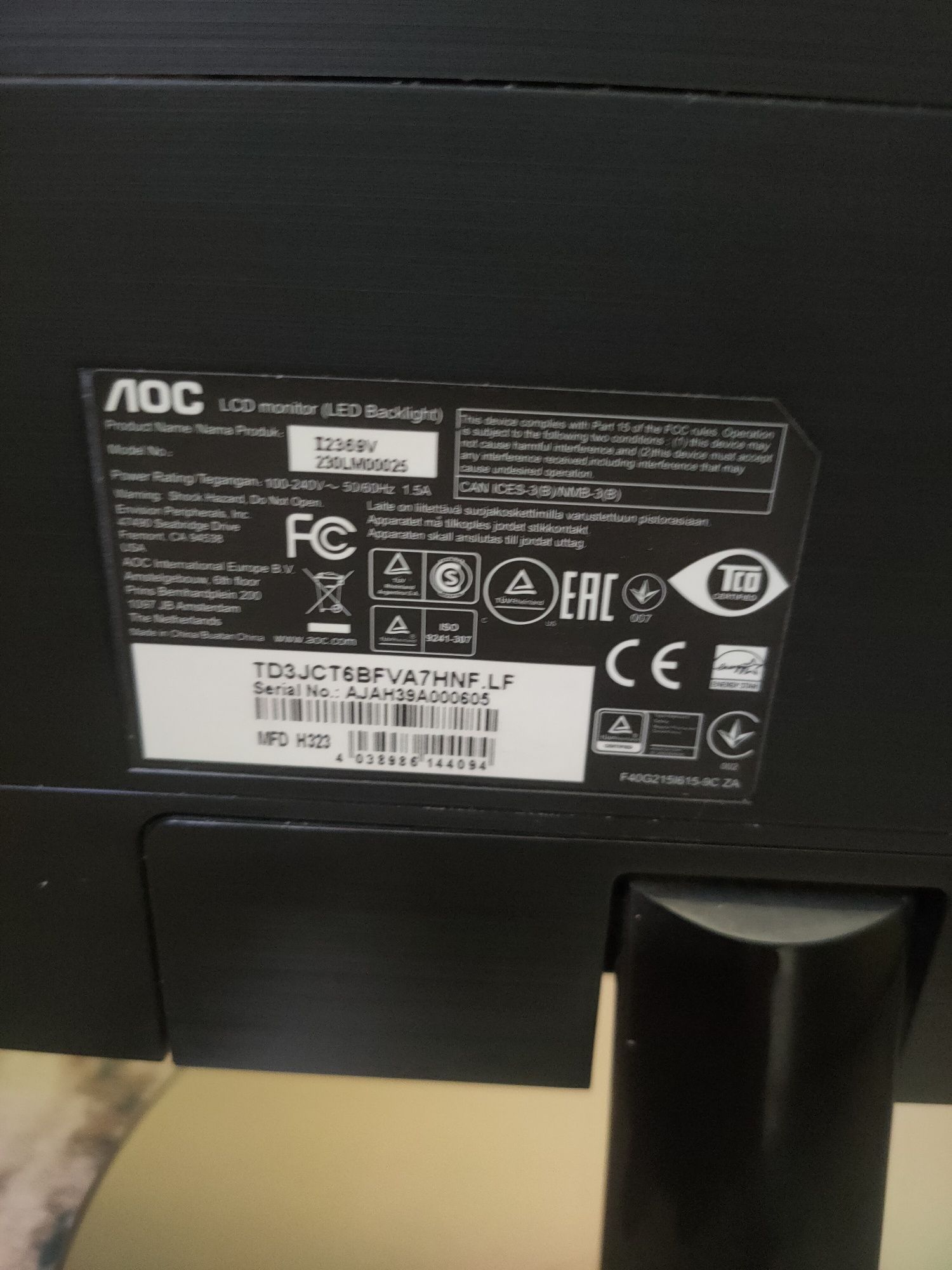 AOC Monitor 24 dyum
