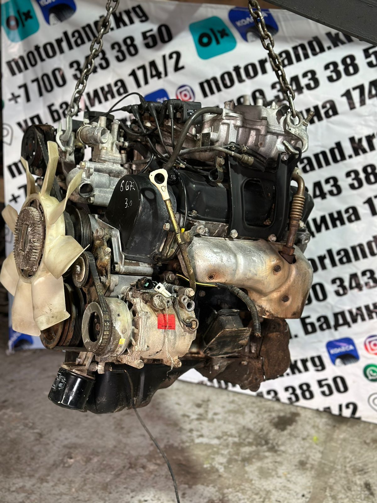 Двигатель Митсубиси Монтеро паджеро 6g72