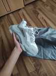 Balenciaga triple s clear white