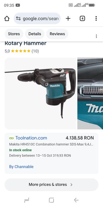 Rotopercutor MAKITA HR4510C an 2024