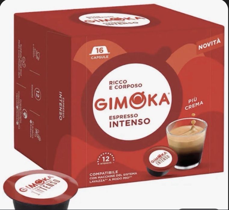 Capsule cafea espresso intenso Gimoka & Caffe Borbone