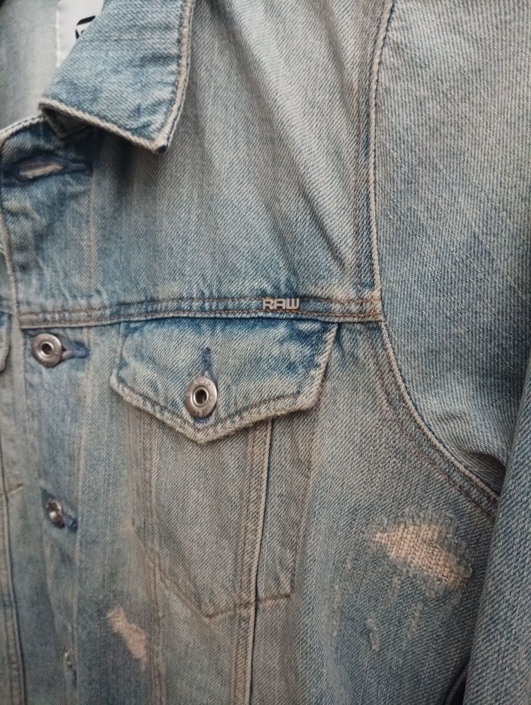 Оригинално дамско яке G-star Raw 3301 дънково Джи стар