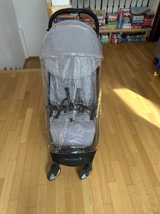 Carucior sport Baby Jogger City Tour 2, 0m+, cu bara si husa ploaie