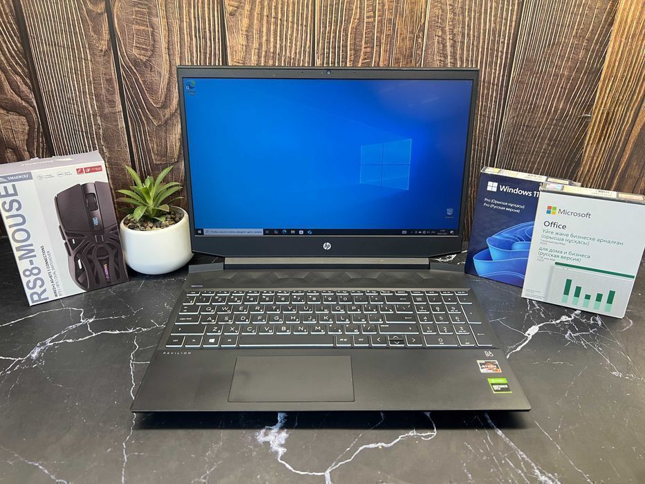 Игровой ноутбук HP Pavilion Gaming 15 - Ryzen 7‑4800H / 16GB / GTX1650