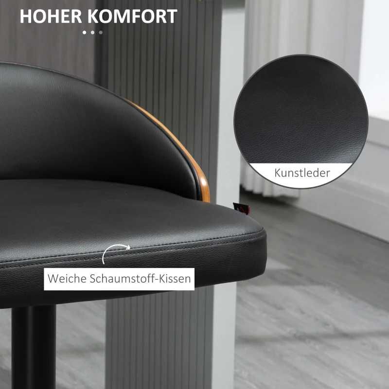Комплект бар столове HOMCOM от 2 броя