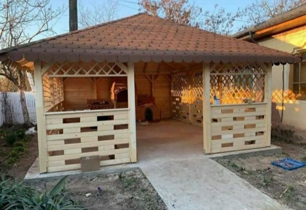 Terase din lemn
-foișoare la comanda
-garaje auto
-pergole modele mode