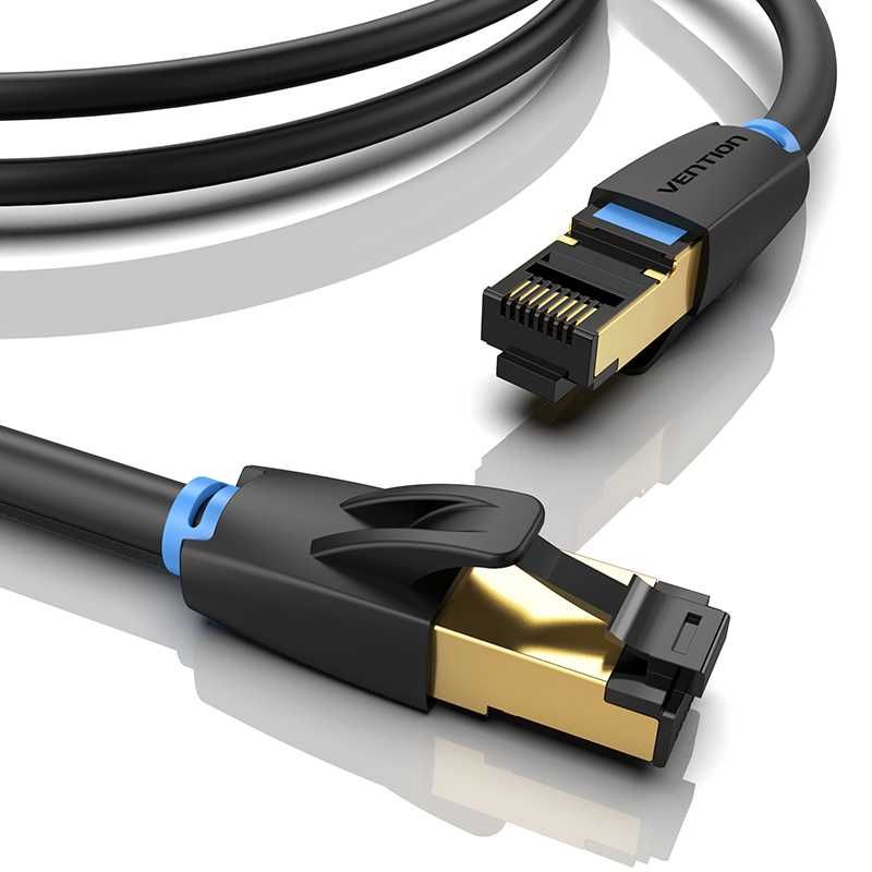 Vention LAN Кабел SFTP Cat.8 Patch Cable - 1M Black 40Gbps - IKABF