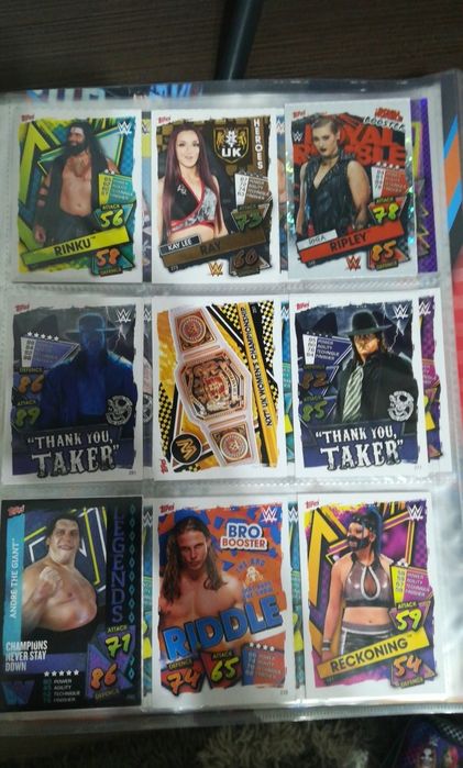 Carduri de colecție WWE