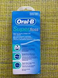 Зубная нить Oral-B Super floss для брекетов