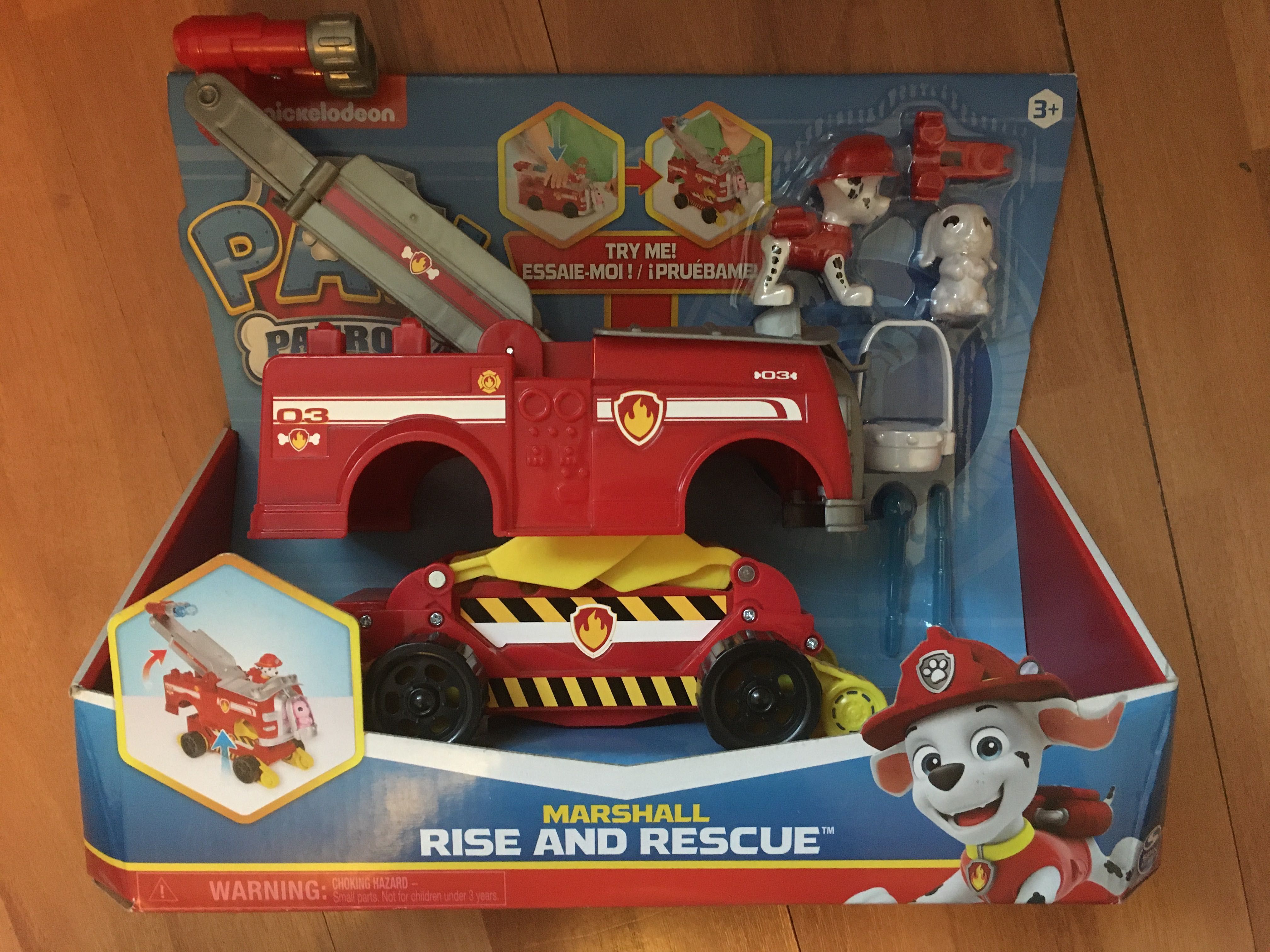 Paw Patrol Chase plus interactiv masina Marshall rise and Rescue