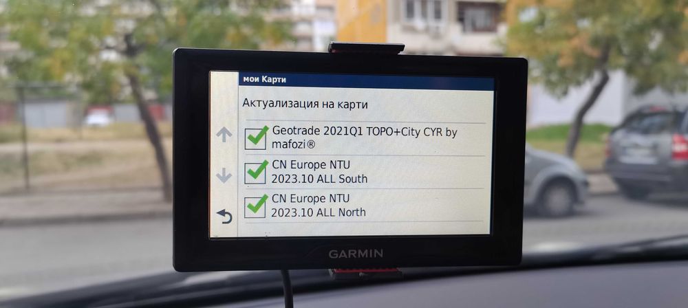 Навигация за камион Garmin 5,2 инча с Европейска пътна карта 2025 г.