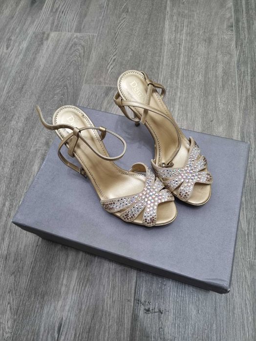 Sandale cu toc, Demis, marime 37