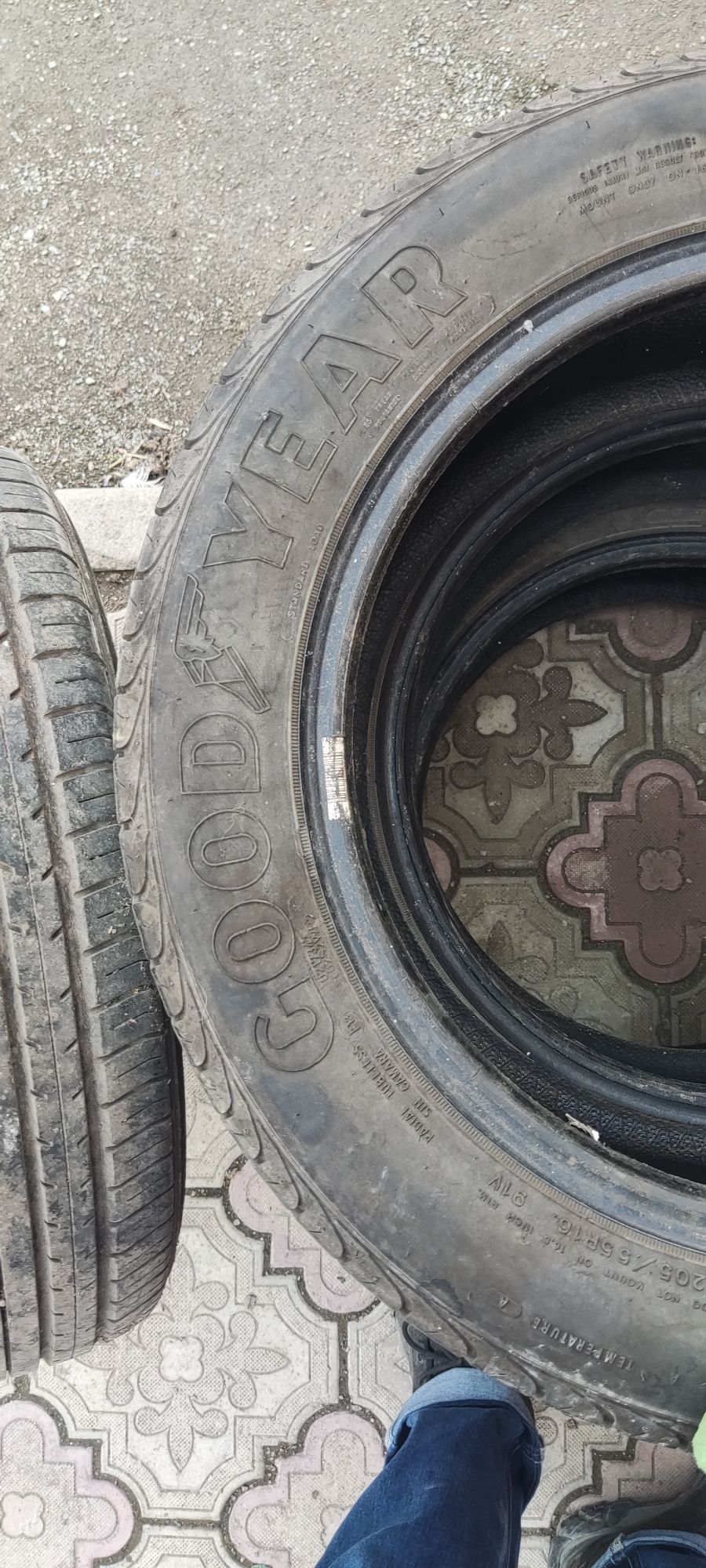 Шины в нормальном состоянии