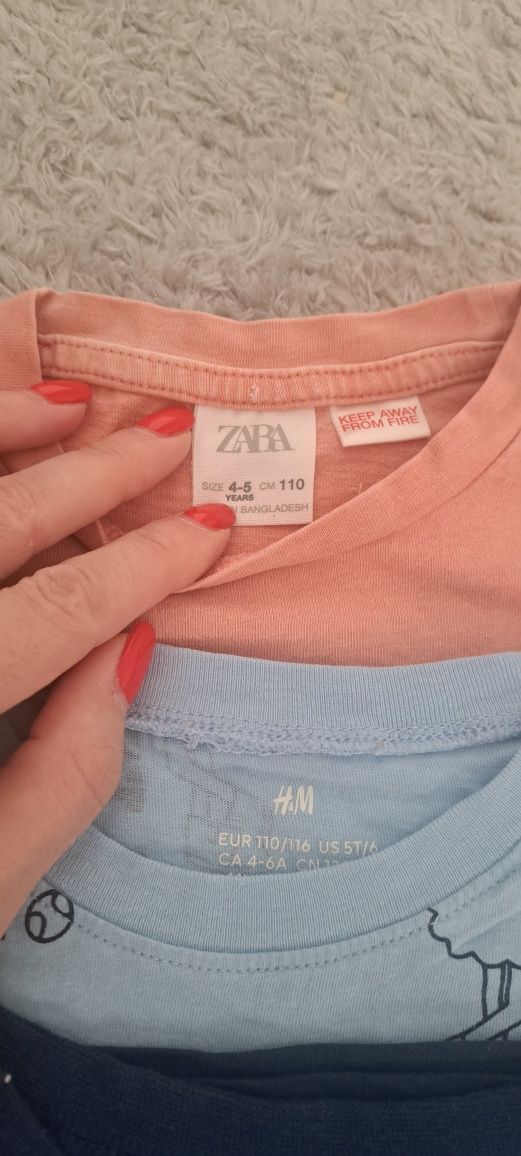 Lot tricouri 4-6 ani H&M ,Zara,4F