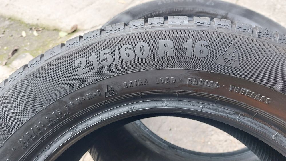 Зимни гуми 215/60/16 Continental ContiWinterContact 2 броя